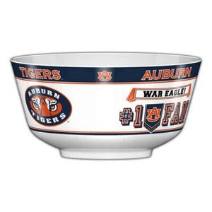 Tazón de fiesta CO Auburn Tigers All Star de la NCAA - ¡Juegos de almacenamiento de bocadillos! - Imagen 1 de 1
