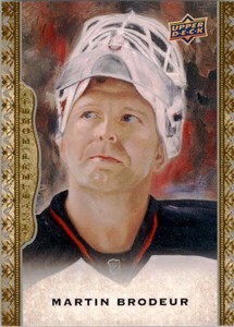 2014-15 UD Masterpieces #20 Martin Brodeur