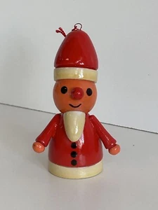 790/24 Alter Anhänger Weihnachtsmann für Christbaum - Picture 1 of 4