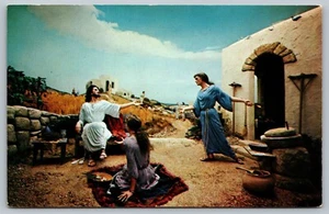 Postkarte Christus besucht Mary und Martha Prince of Pease Memorial Cunningham FL - Bild 1 von 2