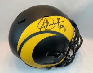 ERIC DICKERSON SIGNED LOS ANGELES RAMS ECLIPSE FS F/S REPLICA HELMET BECKETT BAS - Picture 1 of 4