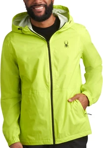 Mens Rain Jacket - Waterproof Lightweight Hooded Windbreaker, Outerwear Jacket f - Picture 1 of 12