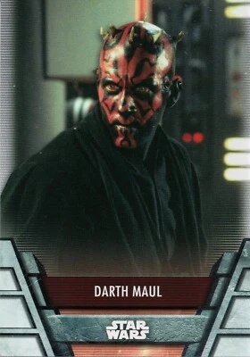 Star Wars Holocron 2020, Darth Maul Short Print SP Variation Base Card SITH-1S - Image 1 of 2