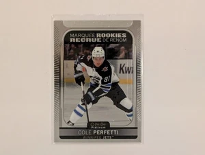 2021-22 O-Pee-Chee Platinum COLE PERFETTI #290 Marquee Rookie RC Winnipeg Jets - Picture 1 of 2