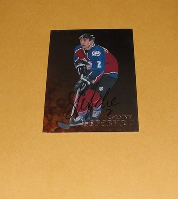 1998 Be A Player Sylvain Lefebvre Autograph Card Hockey - Image 1 of 2