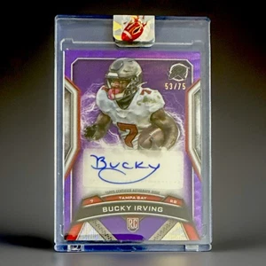 BUCKY IRVING 2025 Topps Resurgence RC Purple Surge Rookie AUTO /75 - Picture 1 of 3