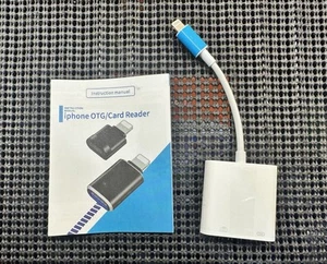 iPhone OTG Card Reader Lightning To USB - Picture 1 of 5