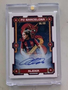Alexia Putellas Topps Autograph Diamond Eyes Dragon Signed Soccer Card Ltd 96/99 - Picture 1 of 2