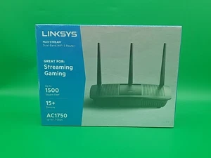 Linksys Max Stream EA7200 Dual Band Wifi 5 Router AC1750 Black - Picture 1 of 10