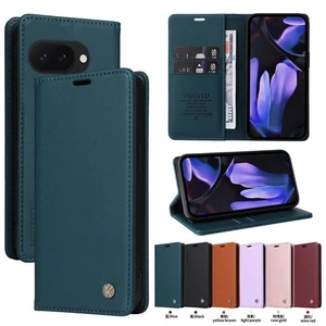 For Google Pixel 9 8 7 Pro XL For Sony Xperia 1V 5 II 10 IIl Leather Phone Cover - Picture 1 of 9