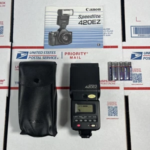 Canon Speedlite 420EZ Flash for Canon EOS SLR DSLR Cameras - SAME DAY - WARRANTY - Picture 1 of 10