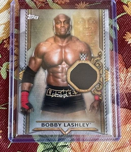 Topps WWE Raw 2020 Bobby Lashley Event Worn Shirt Black 103 / 199 - Picture 1 of 2