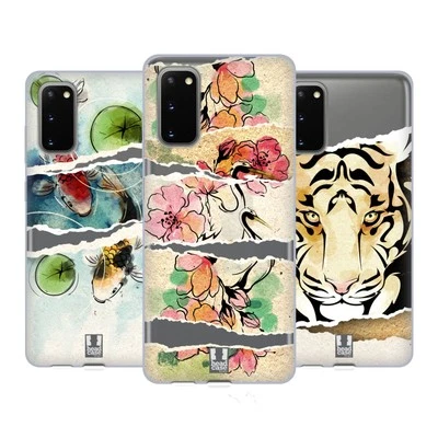 FUNDA HEAD CASE DESIGNS PAPEL RASGADO ARTE GEL SUAVE PARA TELÉFONOS SAMSUNG 1 Foto 1 de 4