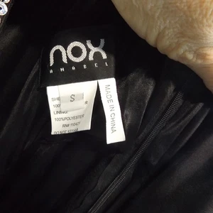 Nox Anabel Dress Womens Small Black Formal Gown Evening Prom Polyester Lined - Picture 1 of 1