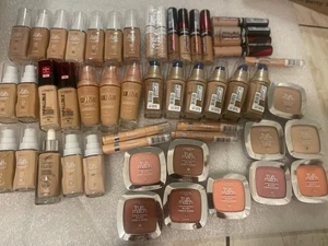 50 X L’Oréal Mixed Foundations, Concealers, Blush A Few Powders, New View Photos - Picture 1 of 9