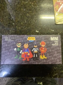 HEROCROSS Justice League Mini Hybrid Metal Action Figures DC Comics Set Unopened - Bild 1 von 2