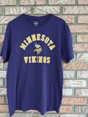Minnesota Vikings-Men T-Shirt-Size Medium-Purple/Gold-NFL Football Team - Image 1 of 4