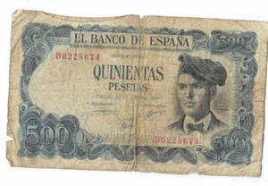 ESPAÑA: 500 PESETAS JACINTO VERDAGUER. AÑO 1971. CON SERIE. MAL. IDEAL Y BARATO - Foto 1 di 2