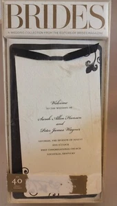 Brides Wedding Program Kit Party Event 40 Pockets and Panels Printable New  - Picture 1 of 5