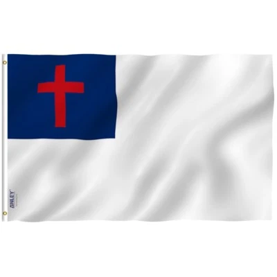 Anley Fly Breeze 3x5 Foot Christian Flag - Religious Flags Polyester - Image 1 of 4
