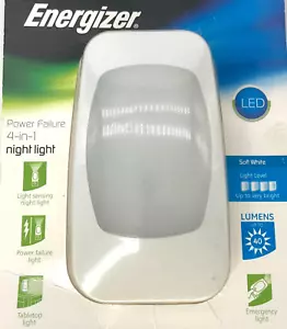 Energizer White LED Night Light Auto On/Off 40 Lumens Model 38511 - Picture 1 of 5