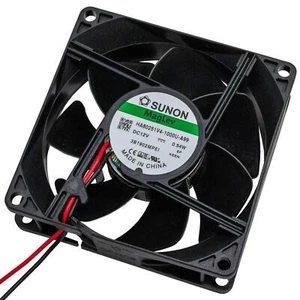 Lüfter 12V DC 0,48W 80x80x25mm 40,6m³/h 2000U/Min 40,6m³/h Sunon HA80251V41000UA - Bild 1 von 4