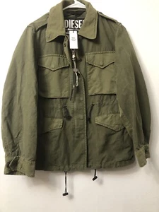 Diesel G-CLAUDIA Jacket Utility Draw-String Waist Women Size Small NWT - Picture 1 of 13