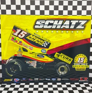 World Of Outlaws 2022 Tony Stewart Racing Donny Schatz Advance/CURB Hero Card - Bild 1 von 2