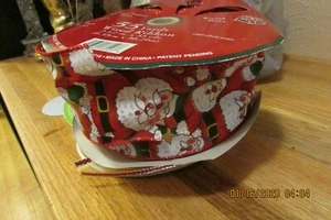 Wired Christmas Ribbon - Santa Claus - 2 1/2" - Almost 55 Yds. - Picture 1 of 2