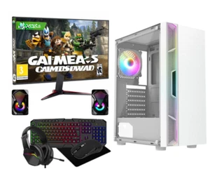Fast Gaming Computer Bundle Quad Core i5 16GB 128GB SSD + 1TB HDD 4GB GT730 - Picture 1 of 11