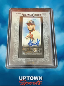2020 Topps Allen & Ginter's X - Framed Mini Autographs Junior Fernandez...#5/20 - Picture 1 of 2