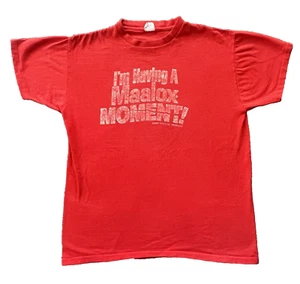 I’m Having Maalox a Moment Vintage T-Shirt 80s Single Stitch Logo Promo Large - Picture 1 of 9