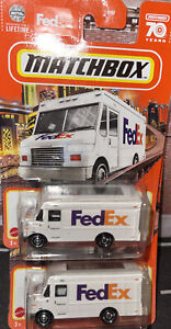 Lot of 2 Matchbox MBX FedEx Express Delivery New in Package MBX 70 Years 1:87 HO