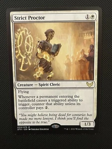 MTG Strict Proctor Strixhaven: School of Mages 033/275 Regular Rare LP - Picture 1 of 2