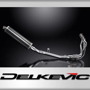 Kawasaki Z900 ABS 2017-2021 Complete Exhaust 4-1 18" Oval Carbon Muffler - Bild 1 von 5
