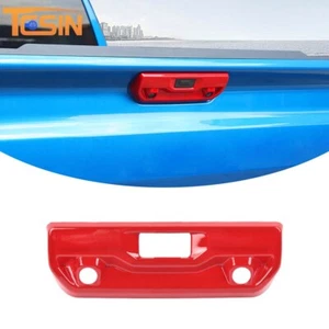 Red Cargo Box Tailgate Trunk Handle Cover Trim For Chevy Silverado/GMC Sierra22+ - Picture 1 of 13