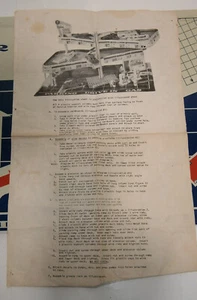 Set stazioni di servizio parcheggio vintage in scatola anni '60 Brumberger latta marx - Foto 1 di 10