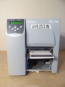 Zebra S4M Thermal Barcode Label Printer S4M00-300E-2200T LAN - 649,253 INCH - OK - Afbeelding 1 van 9