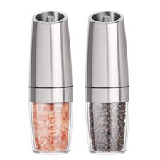 Salt Pepper Mill Electric Grinder Shaker Stainless Steel Electronic Kitchen Tool