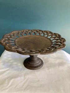 Vintage Cast Iron 8.9” Stand for Display or Cakes - Picture 1 of 8