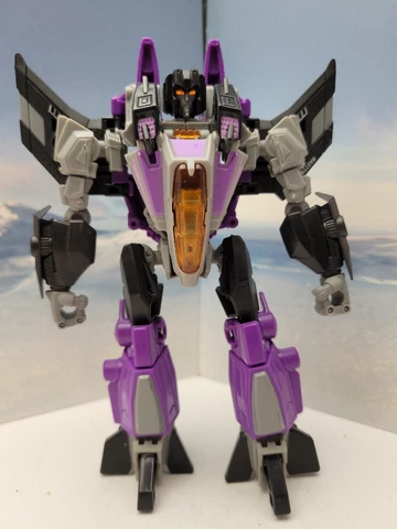 Transformers Fall of Cybertron Generations Skywarp Deluxe Cybertronian Figure Cover