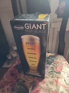 VASO DE CERVEZA GIGANTE Experto Vidrio Novedad NUEVO GRATUITO Envío el mismo día - Imagen 1 de 4