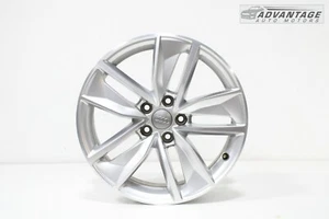 2015-2018 AUDI Q3 5 TWIN SPOKE WHEEL RIM R18 7.0J H2 DOT ET43 SILVER OEM - Picture 1 of 11