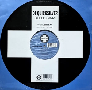 DJ QUICKSILVER - BELLISSIMA - 12" VINYL RECORD DJ - 90S TRANCE DANCE CLASSIC DJ - Picture 1 of 4