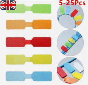 5-25Pcs Write On Cord Labels Cable Tags Wire Markers for Cable Identification UK - Picture 1 of 21