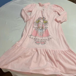 Treasured Dreams By Kid Dudz Enola Jensen Doll Pink VTG Girls Nightgown Sz 10 - Picture 1 of 8