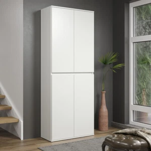 trendteam Garderobenschrank Multifunktionsschrank Mehrzweckschrank Nevada Weiß - Bild 1 von 6