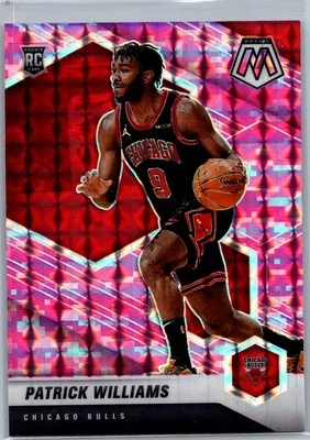 2020-21 Panini Mosaic Patrick Williams Chicago Bulls #206 Camo Pink RC - Image 1 of 2