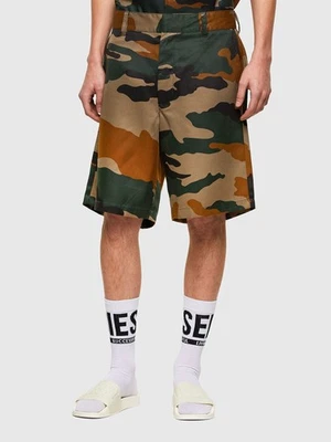 DIESEL Mens Green Shorts 31 - Image 1 of 4