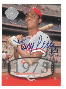 Signed 2004 UD Timeless Teams Tony Perez Cincinnati Reds Card #122 w/Show Ticket - Picture 1 of 1
